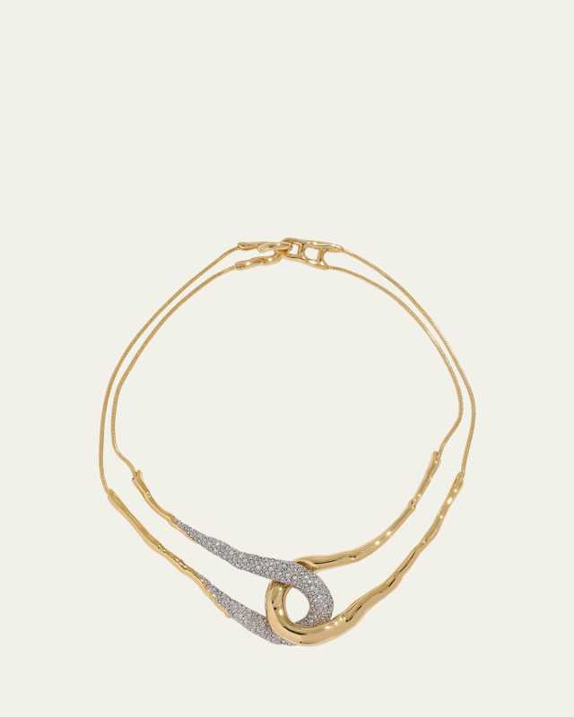 Solanales Crystal Interlock Necklace